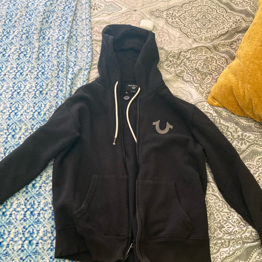 True religion zip up hoodie size S